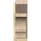Ekena Millwork Balboa Slat Rough Sawn Outlooker, Douglas Fir, 8"W x 18"D x 22"H OUT08X18X22BOA06RDF - alternate 2
